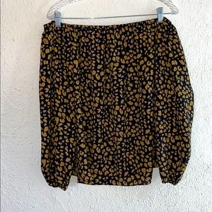 Fun Leopard Off The Shoulder Blouse